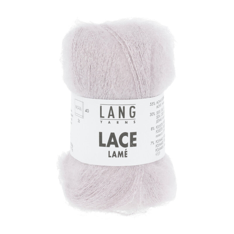 Lang Yarns Lace Lamé – 25g / 310m – Rose (0009)