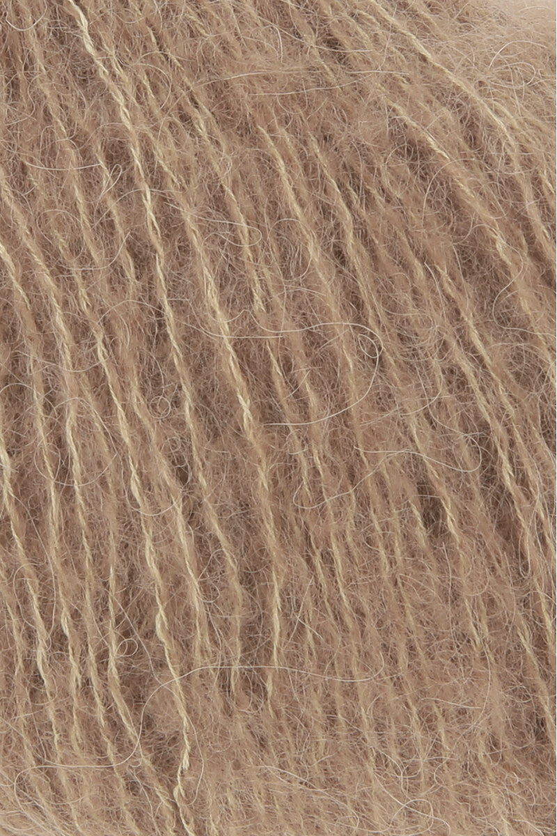 Lang Yarns Zen – 25g / 200m – Hazelnut (0038) – detail