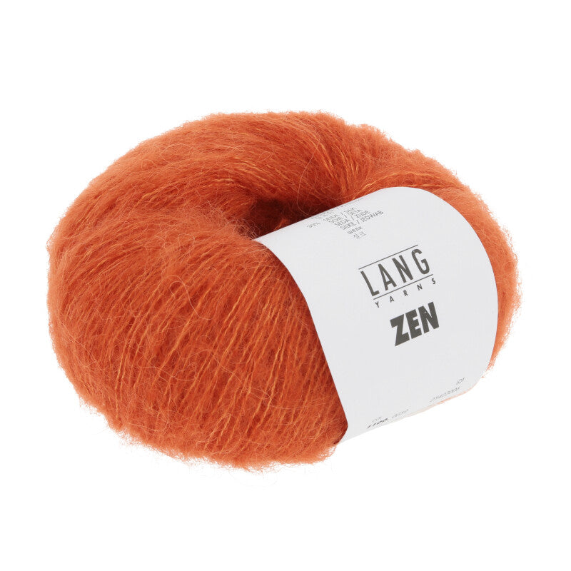 Lang Yarns Zen – 25g / 200m – Orange (0059)