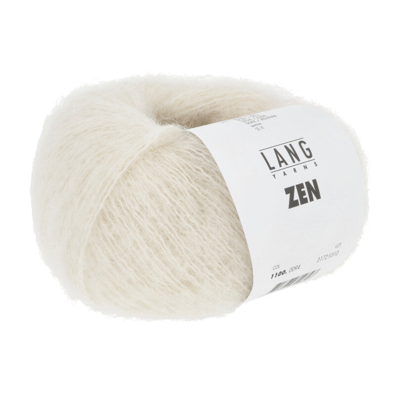 Lang Yarns Zen – 25g / 200m – Offwhite (0094)