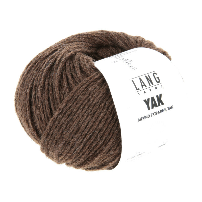 Lang Yarns Yak – 50g / 120m – Chocolate (0167)