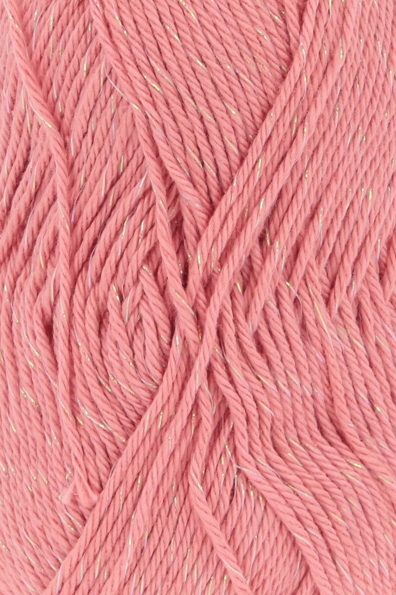 Lang Yarns Quattro Lamé – 50g / 120m – Melon (0029) – detail
