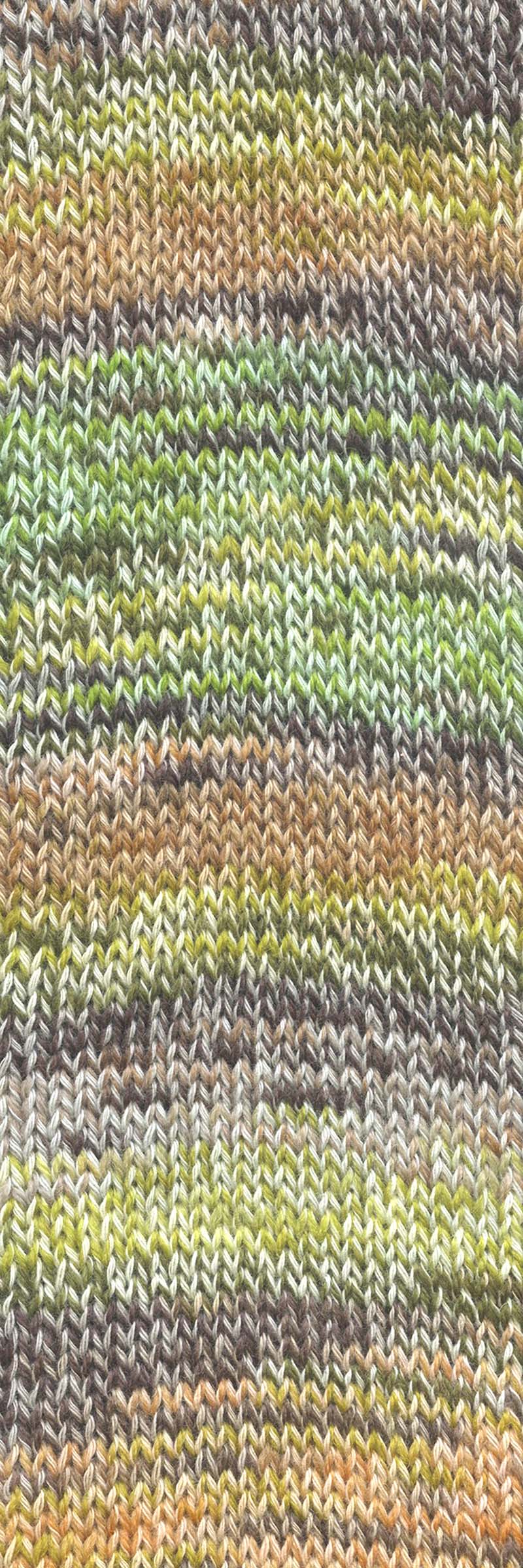 Lang Yarns Footprints – 100g / 400m – Olive/Hazelnut/Chocolate (0026) – C view