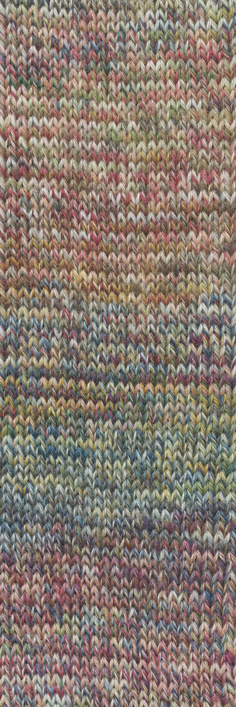 Lang Yarns Move 4-ply – 100g / 400m – Green/Anthracite/Petrol/Purple (0017) – detail