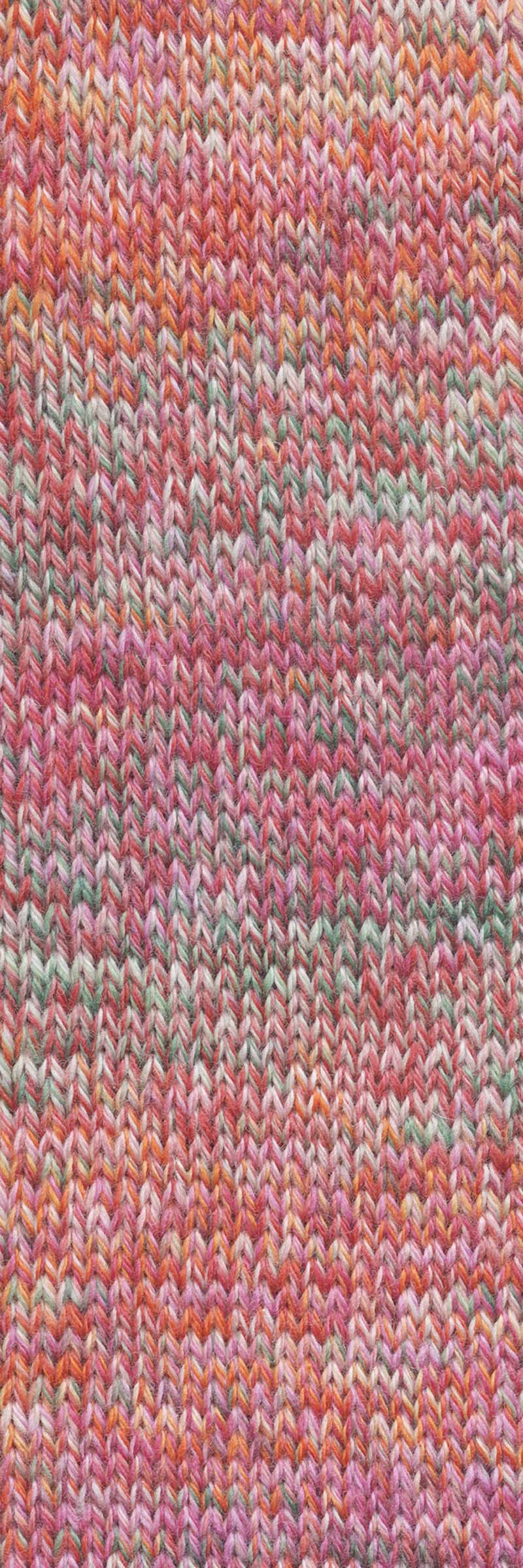 Lang Yarns Move 4-ply – 100g / 400m – Pink/Bourdeaux/Rose/Green (0019) – detail
