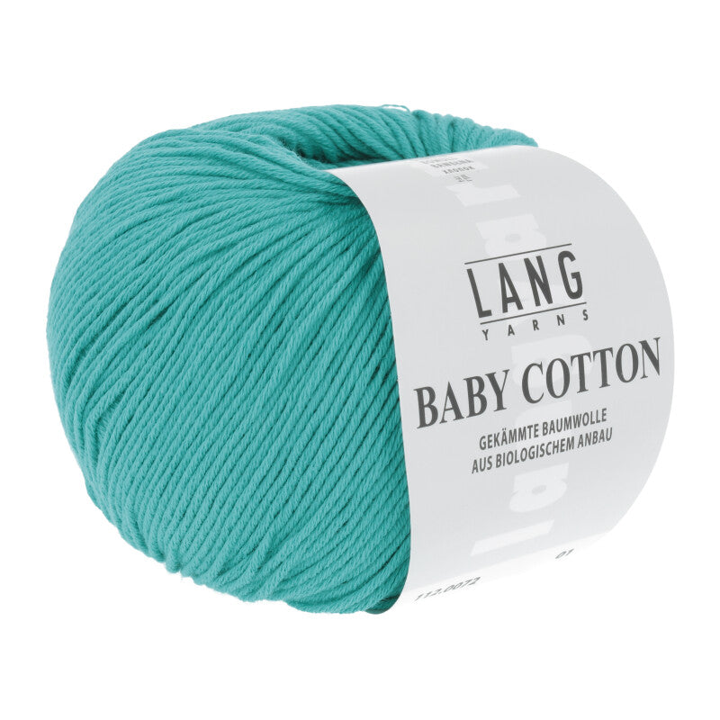 Lang Yarns Baby Cotton – 50g / 180m – Emerald (0072)