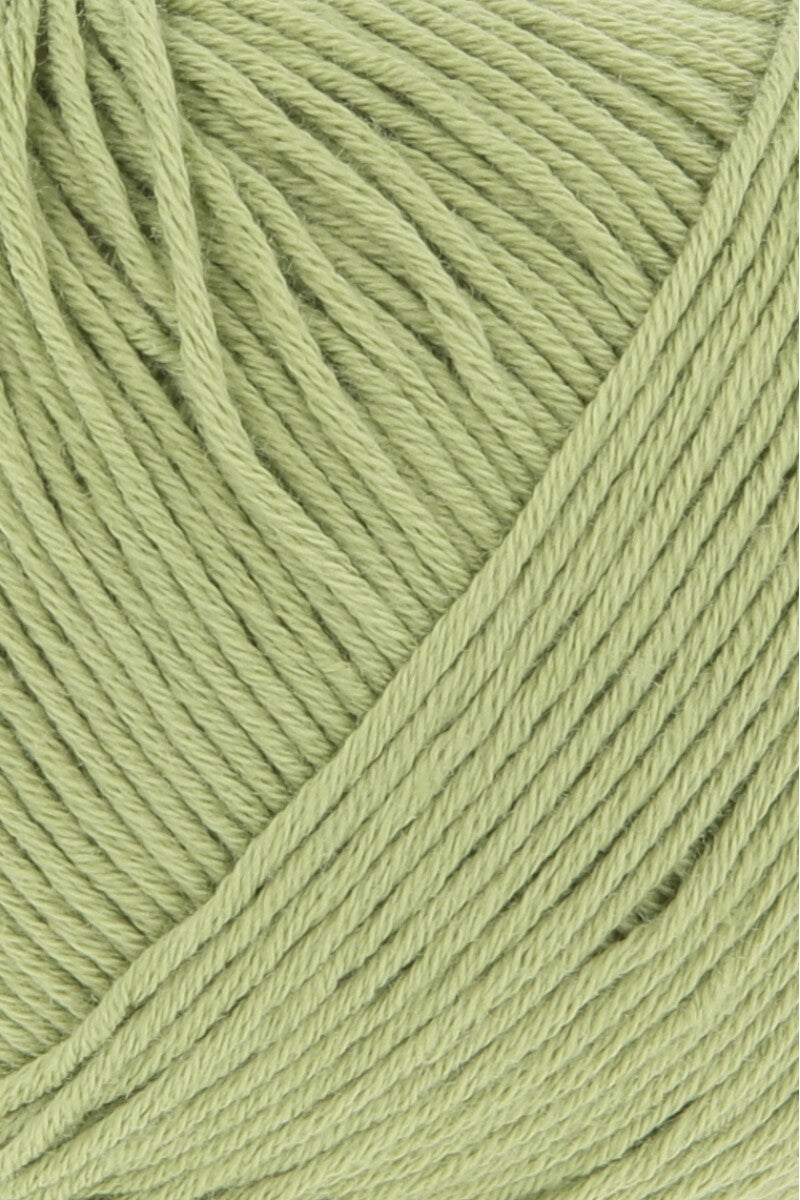 Lang Yarns Baby Cotton – 50g / 180m – Light Olive (0097) – detail