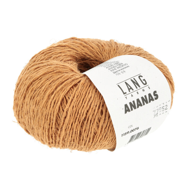 Lang Yarns Ananas yarn, Terracotta, colour 0076, ball photograph