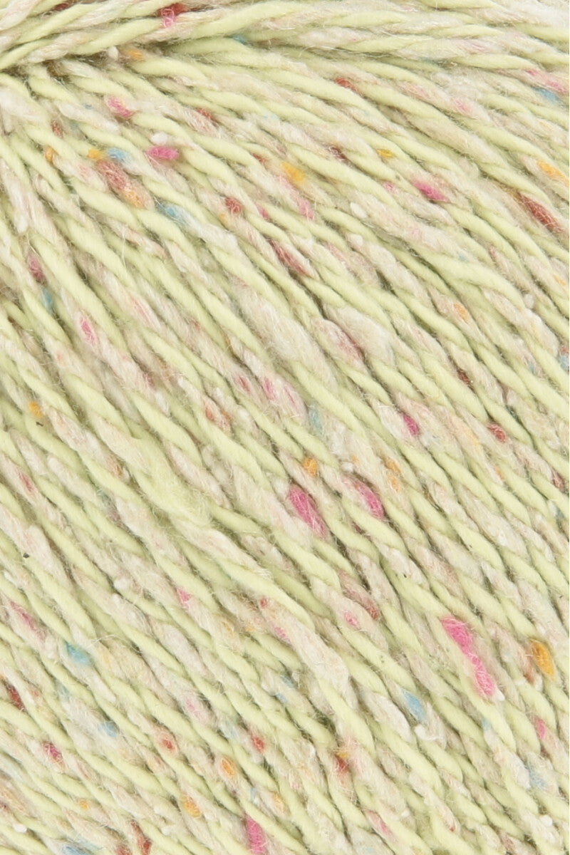 Lang Yarns Cotton Tweed – 50g / 130m – Light Green (0016) – detail