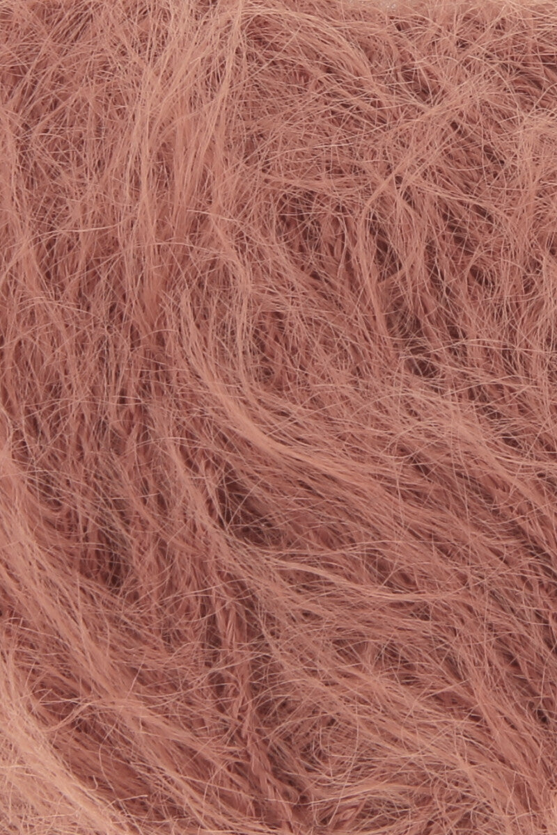 Lang Yarns Fluffy – 50g / 205m – Terracotta (0076) – detail