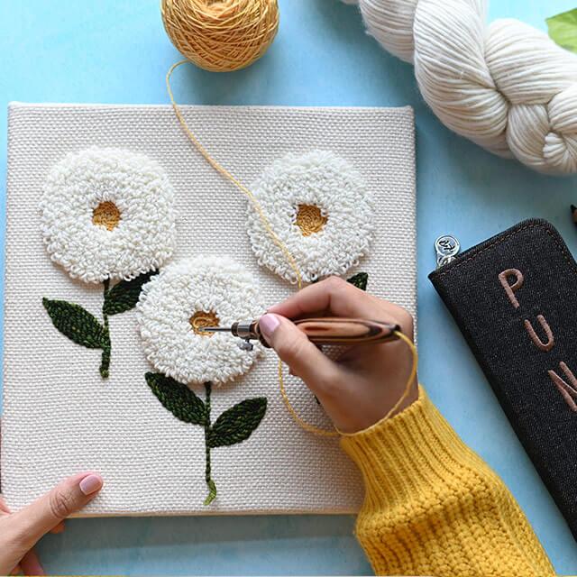 Earthy Kit Punch Needle Set for Art by KnitPro