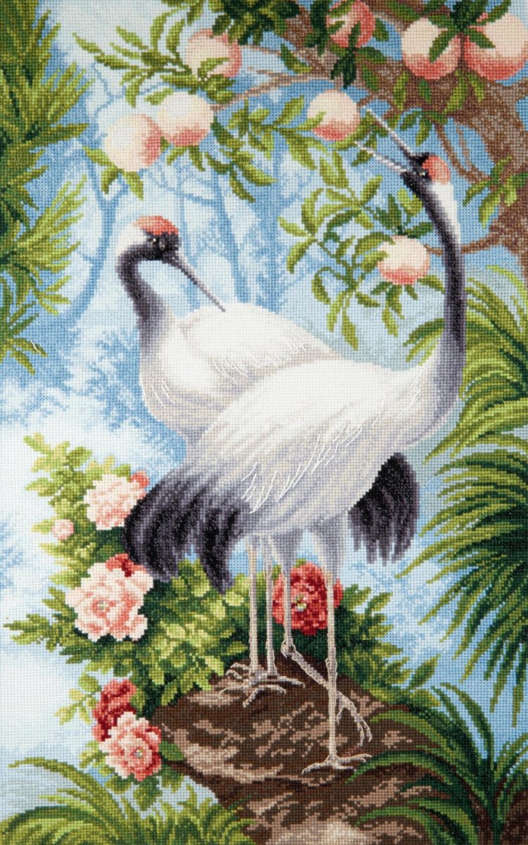 Charivna mit Ripe Delicacies cross-stitch kit on Aida.
