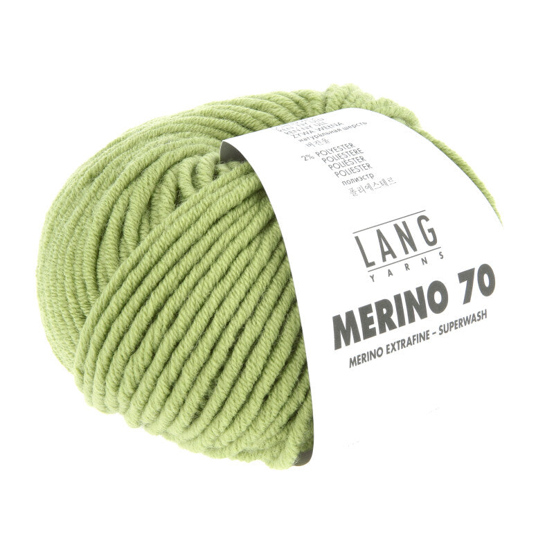 Lang Yarns Merino 70 – 50g / 70m – Lime (0044)