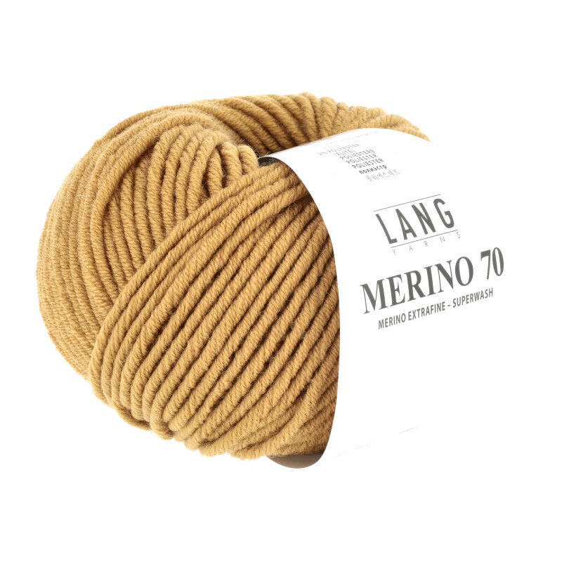 Lang Yarns Merino 70 – 50g / 70m – Gold (0050)