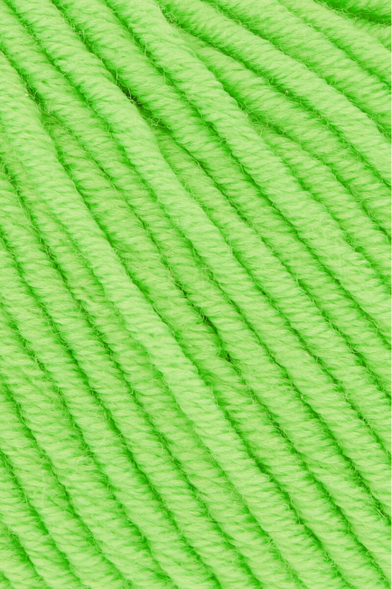 Lang Yarns Merino 70 – 50g / 70m – Light Green Neon (0116) – detail