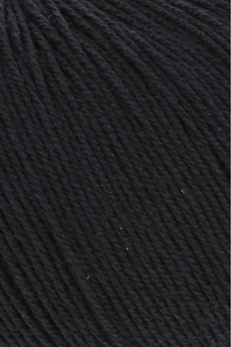 Lang Yarns Merino 400 Lace – 25g / 200m – Navy Mélange (0025) – detail