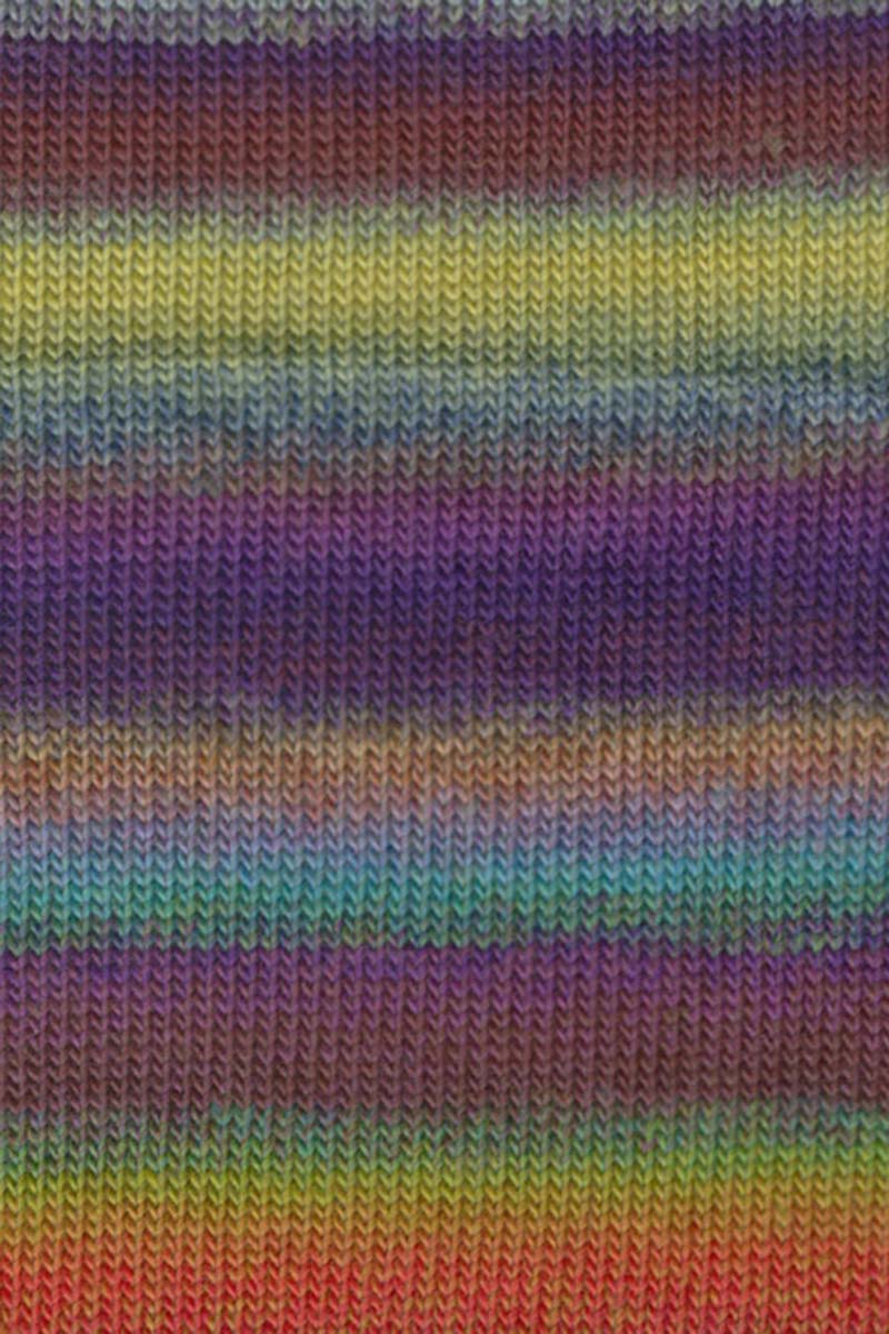 Lang Yarns Mille Colori Baby – 50g / 190m – Pink/Ciel/Green (0053) – detail
