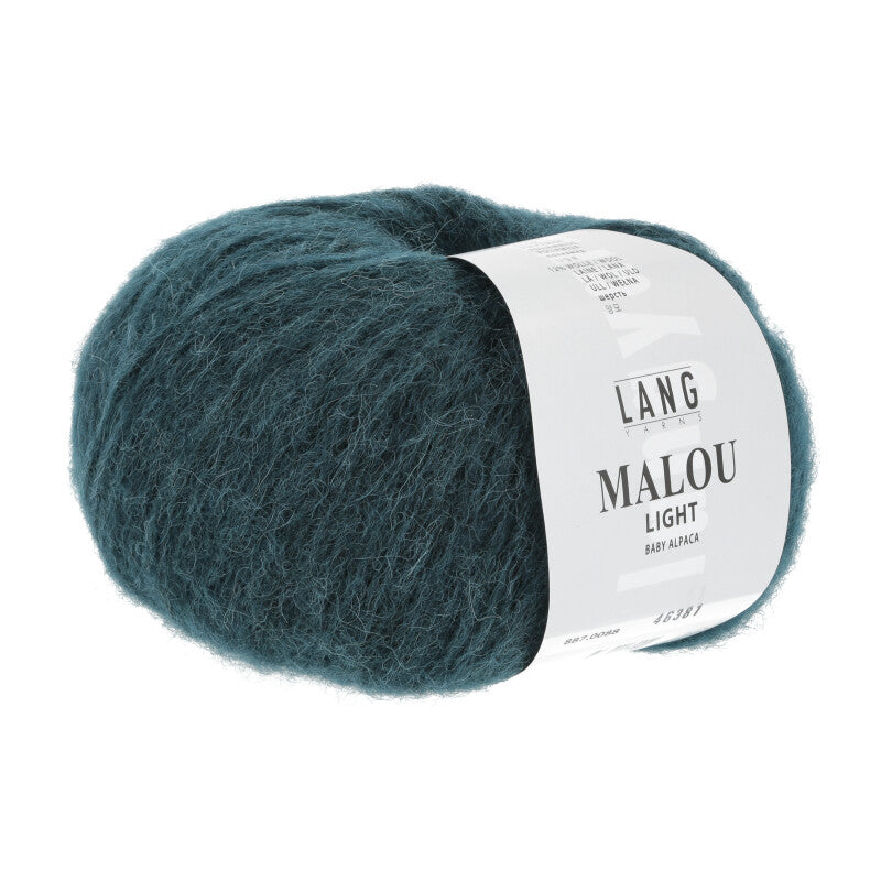Lang Yarns Malou Light – 50g / 190m – Petrol (0088)