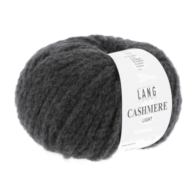 Lang Yarns Cashmere Light – 25g / 85m – Anthracite (0070)