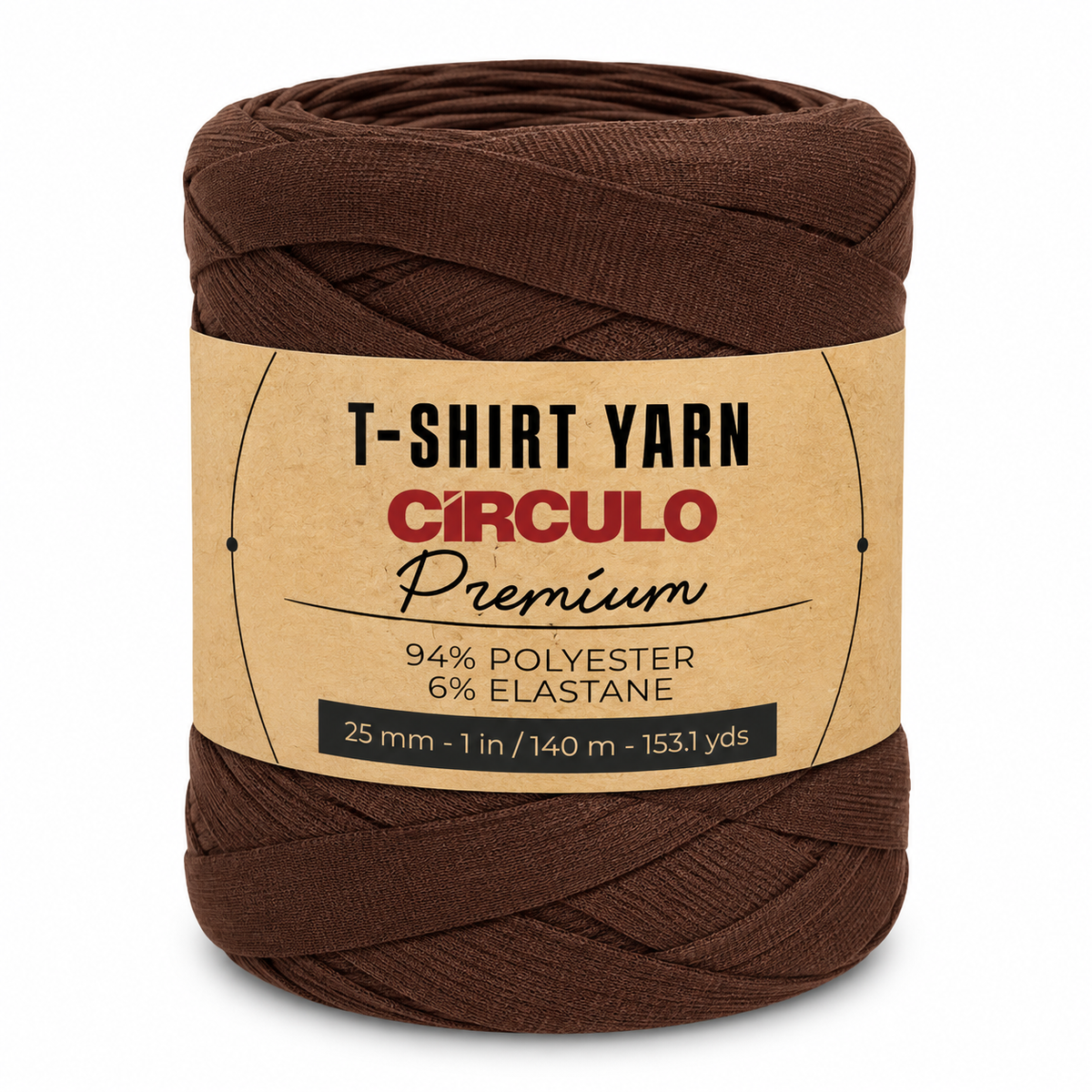 Circulo Premium T-shirt Yarn – debela preja iz mešanice poliestra, 140m / 270g