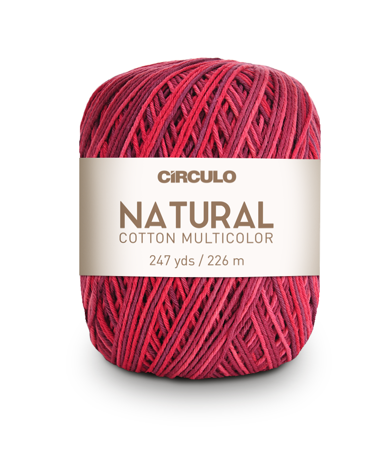 Círculo Natural Cotton Multicolor 4/6 – Hilo de algodón (226 m / 200 g)