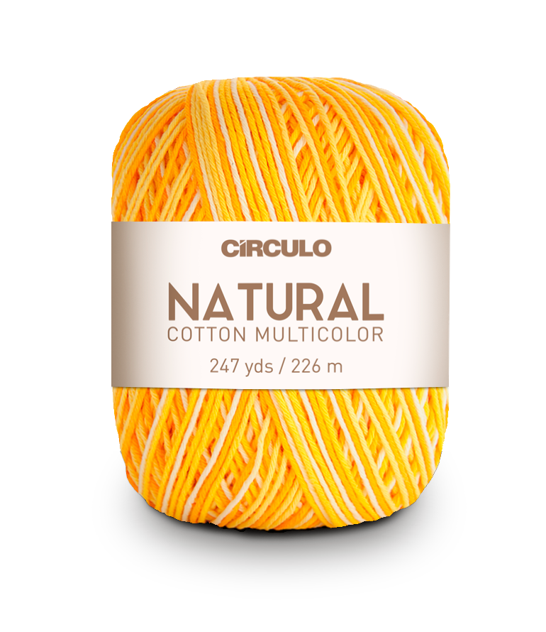 Círculo Natural Cotton Multicolor 4/6 – Hilo de algodón (226 m / 200 g)