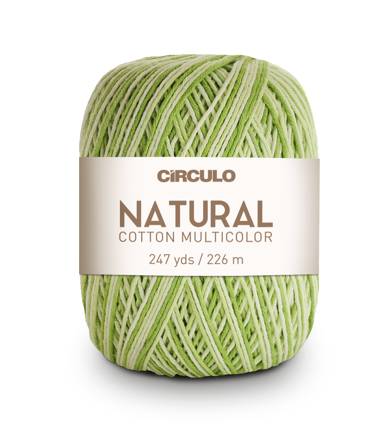 Círculo Natural Cotton Multicolor 4/6 – Hilo de algodón (226 m / 200 g)