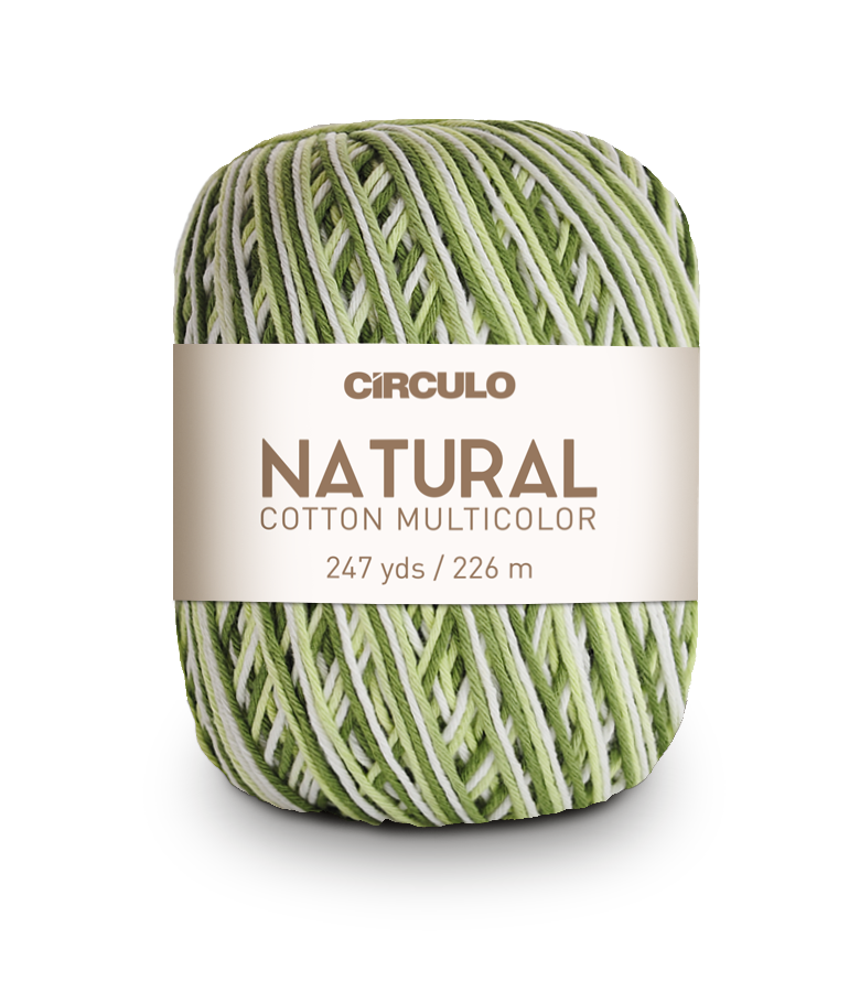 Círculo Natural Cotton Multicolor 4/6 – Hilo de algodón (226 m / 200 g)