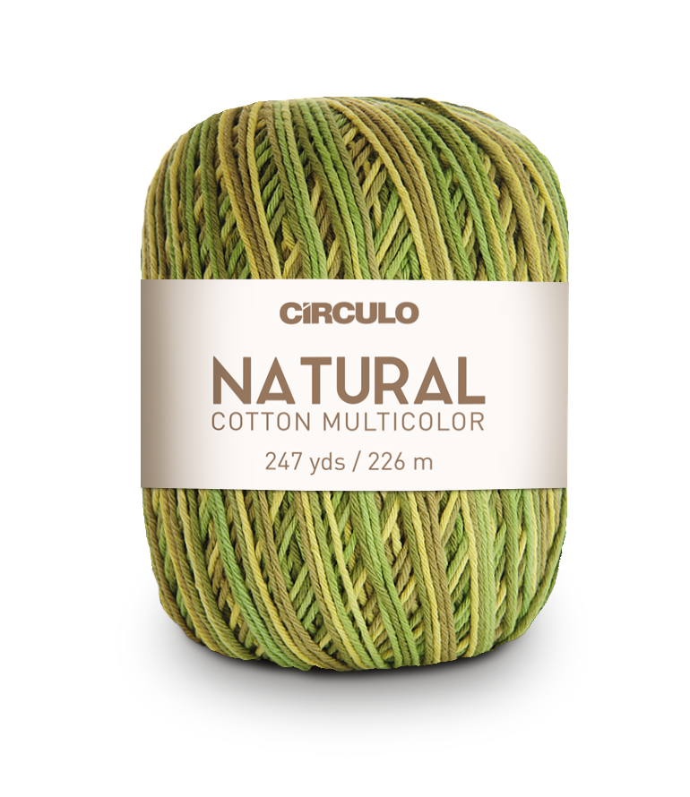 Círculo Natural Cotton Multicolor 4/6 – Hilo de algodón (226 m / 200 g)