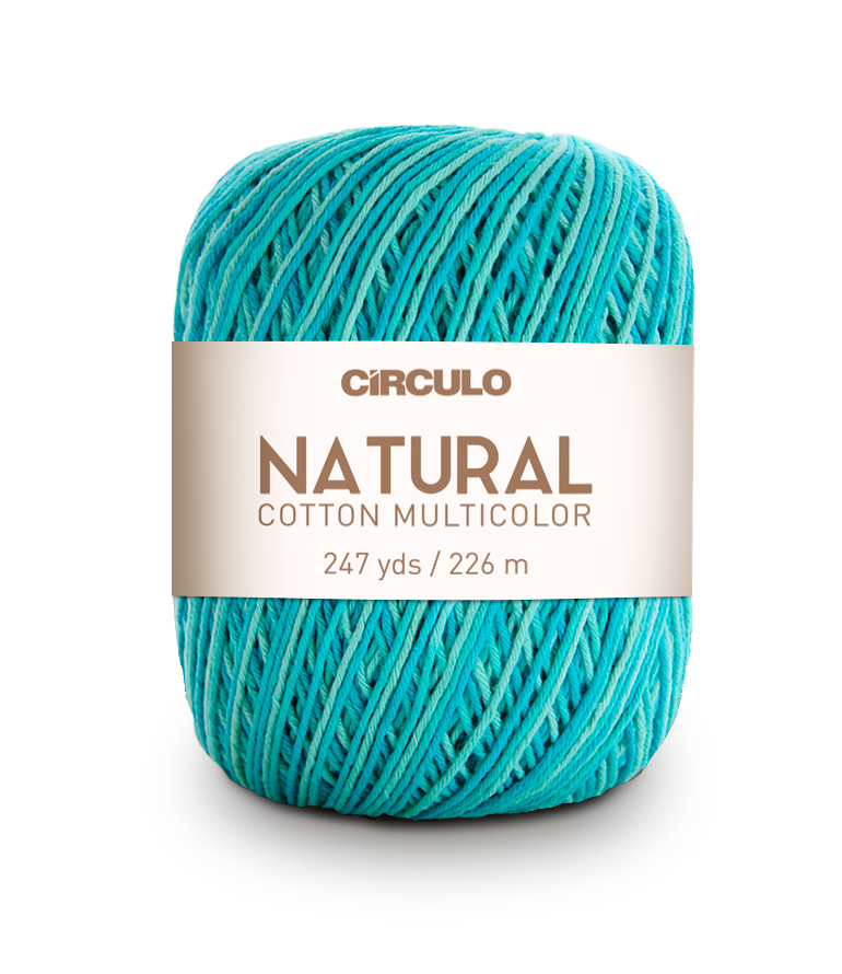 Círculo Natural Cotton Multicolor 4/6 – Hilo de algodón (226 m / 200 g)