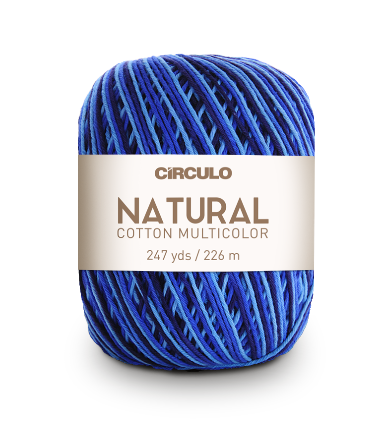Círculo Natural Cotton Multicolor 4/6 – Hilo de algodón (226 m / 200 g)