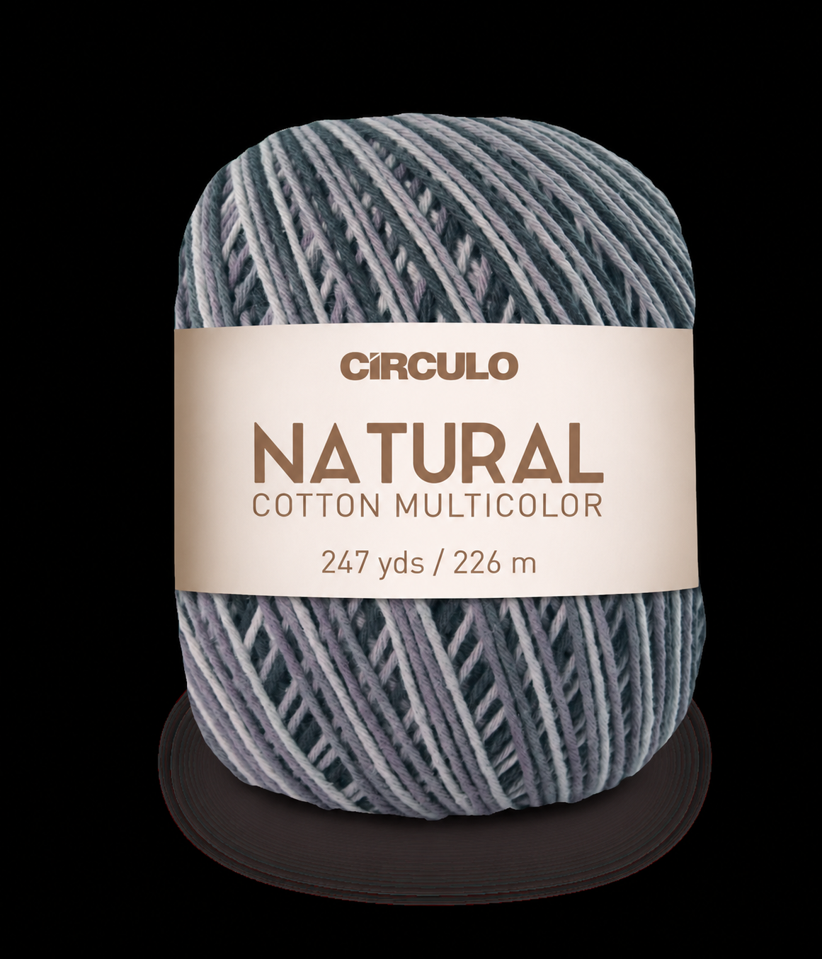 Círculo Natural Cotton Multicolor 4/6 – Hilo de algodón (226 m / 200 g)