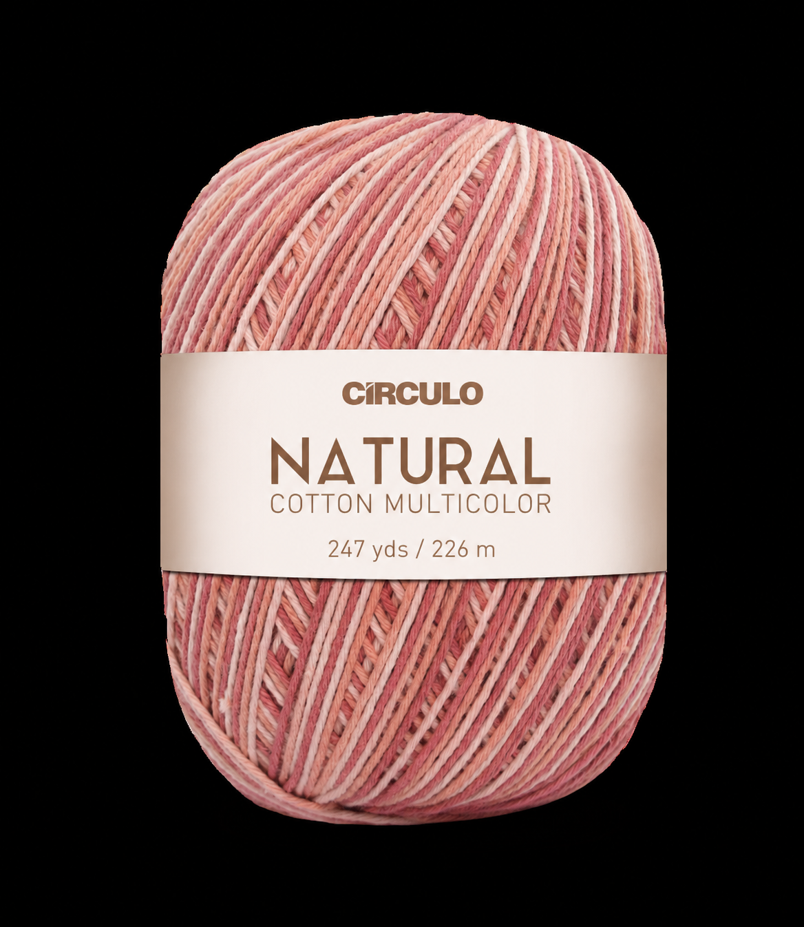 Círculo Natural Cotton Multicolor 4/6 – Hilo de algodón (226 m / 200 g)