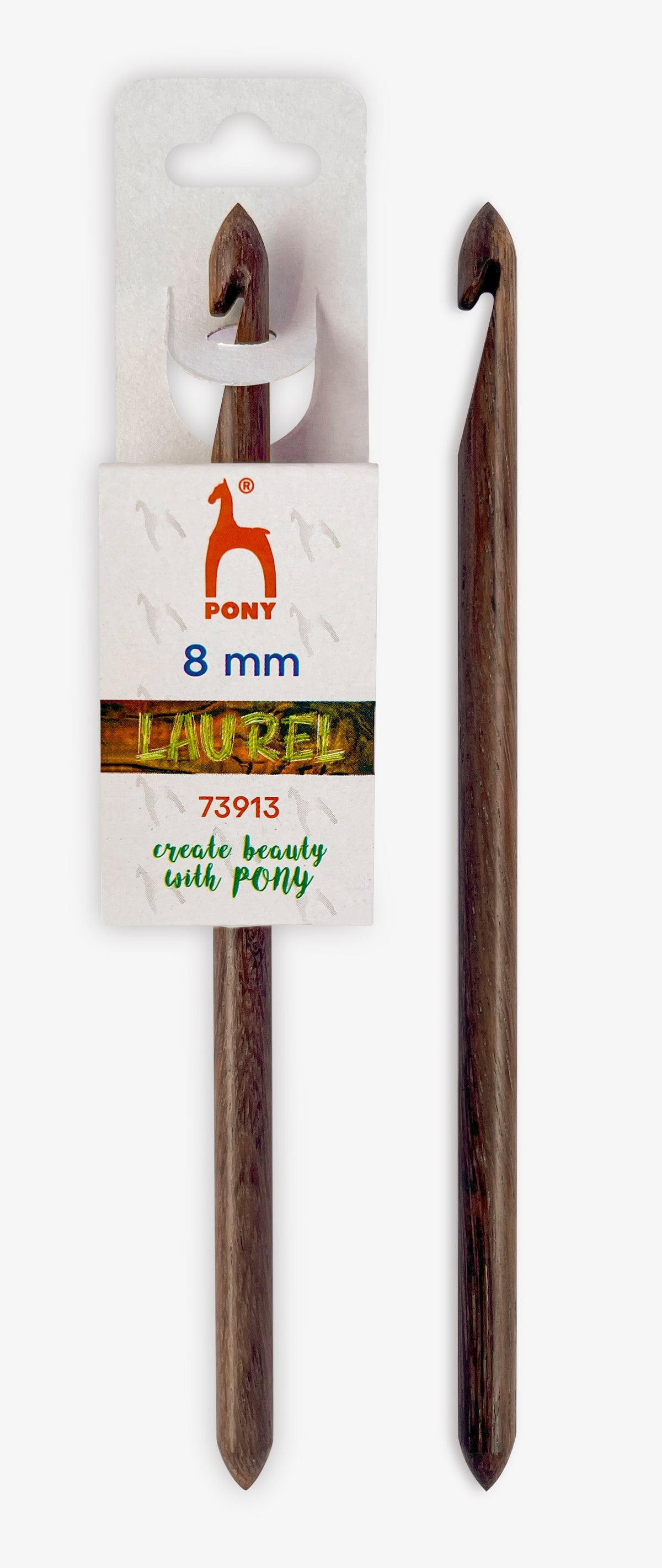 Pony Laurel Crochet Hooks – 15 cm, 8.00 mm
