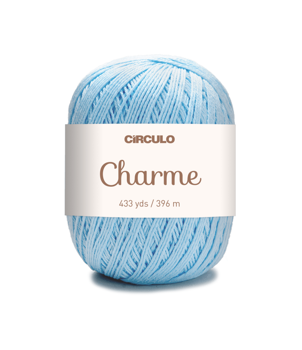 Circulo CHARME - 100% mercerized Brazilian Cotton Yarn 396m/150g - Leo Hobby