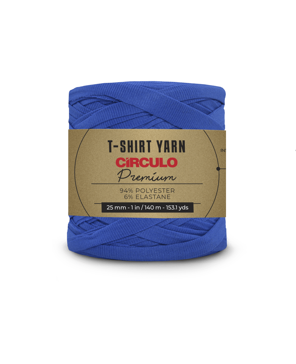 Circulo Premium T-shirt Yarn for Crocheting and Knitting, Bulk Yarn 140m/270g - Leo Hobby