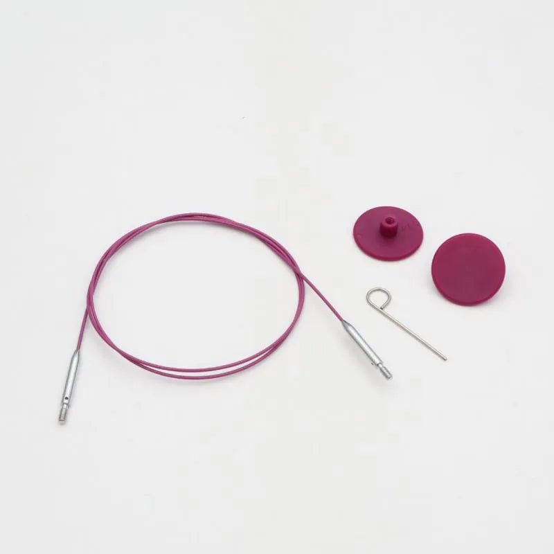 KnitPro Thin & Flex 360° Swivel Cables - Leo Hobby