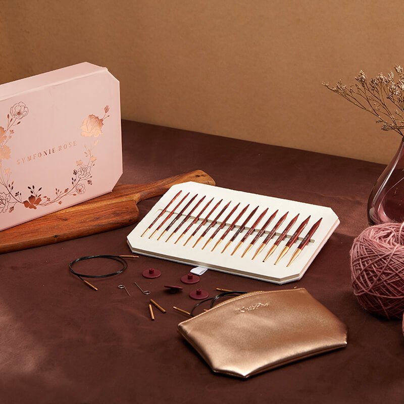 Symfonie Rose Deluxe Needle Set by KnitPro