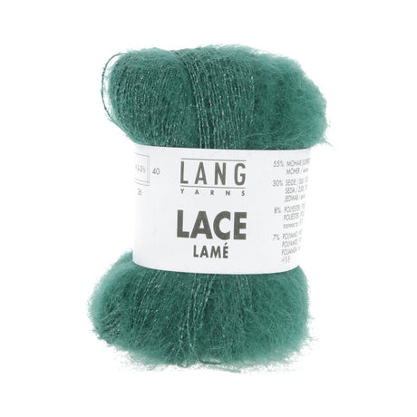Lang Yarns Lace Lamé – 25g / 310m – Emerald (0073) – B view