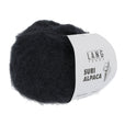 Lang Yarns Suri Alpaca – 25g / 100m – Black (0004)