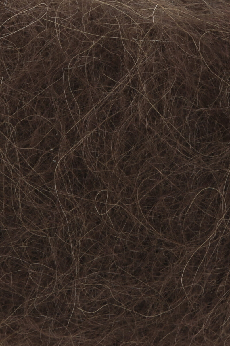 Lang Yarns Suri Alpaca – 25g / 100m – Brown (0068) – detail