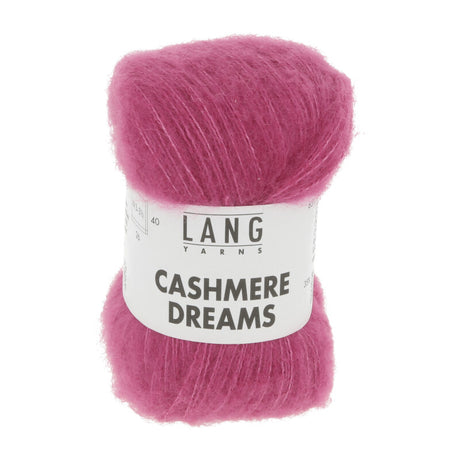 Lang Yarns Cashmere Dreams Yarn, 290m / 25g – Fuchsia (0065)