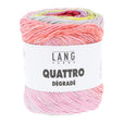 Lang Yarns Quattro Dégradé – 100g / 240m – Yellow/Purple/Turquoise (0012)