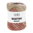 Lang Yarns Quattro Dégradé – 100g / 240m – Olive/Brown/Ciel (0017)