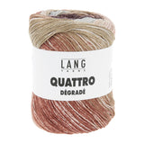 Lang Yarns Quattro Dégradé – 100g / 240m – Olive/Brown/Ciel (0017)