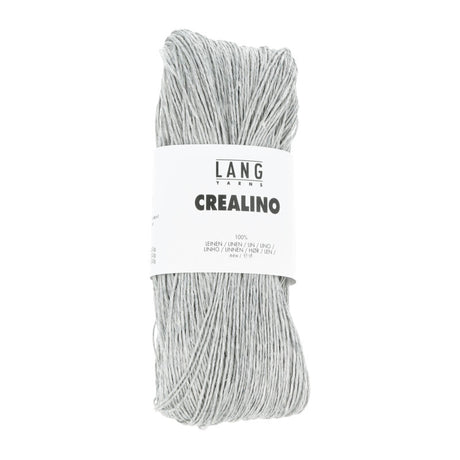 Lang Yarns Crealino – 50g / 165m – Light Grey Mélange (0003)