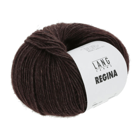 Lang Yarns Regina – 50g / 175m – Dark Brown (0068)