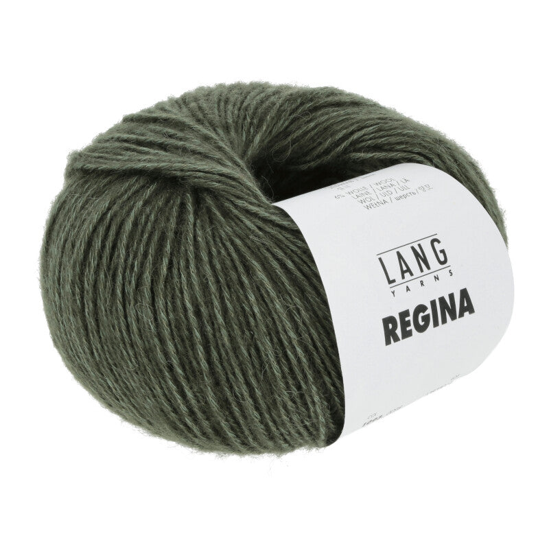 Lang Yarns Regina – 50g / 175m – Dark Olive (0098)