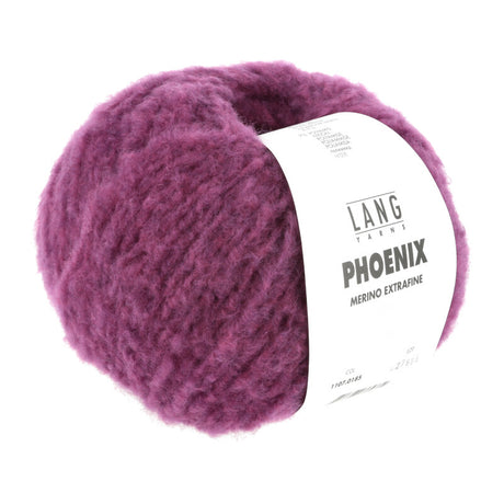 Lang Yarns Phoenix – 100g / 270m – Hot Pink Chante Claire (0185)