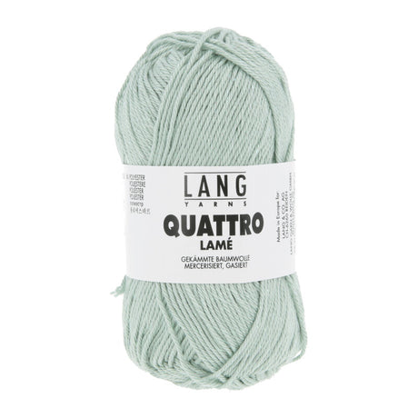 Lang Yarns Quattro Lamé – 50g / 120m – Ivy (0093)